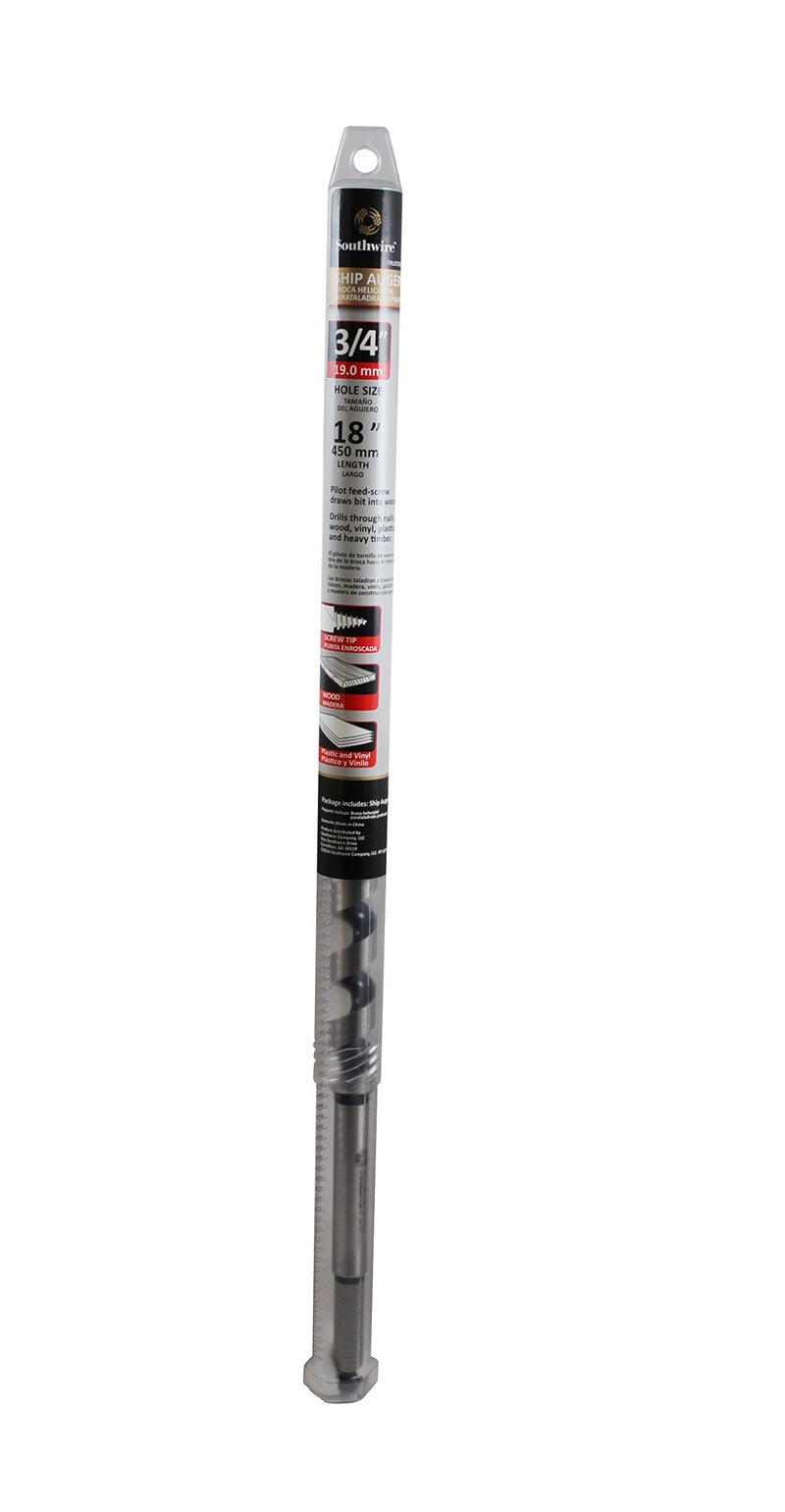 Southwire BIT; SHIP AUGER 3/4" X 18" (SAB3/4X18)